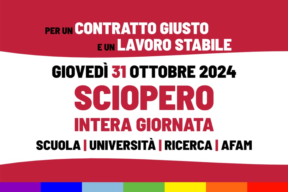 Università e ricerca: assemblea nazionale online il 30 ottobre