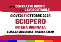 Scuola: le ragioni dello sciopero del 31 ottobre